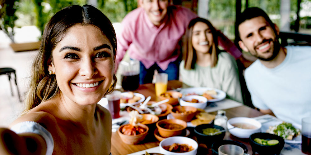 Taqueria Vallarta interior and food